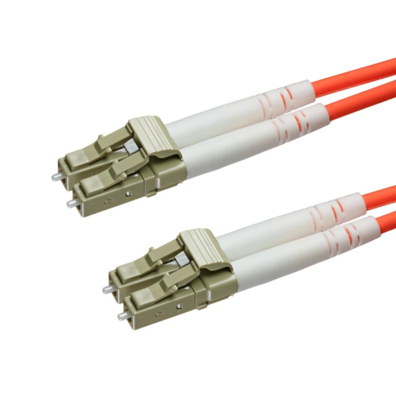 Image of Cablenet 2m OM4 50/125 LC-LC Duplex Orange LSOH Fibre Patch Lead
