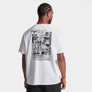 Image of Mens Timberland History Comic Graphic T-Shirt