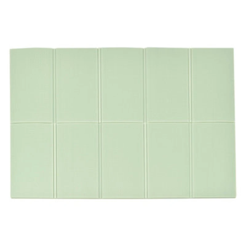 Image of Kandytoys 1.98M X 1.48M Folding Pastel Green Baby Mat