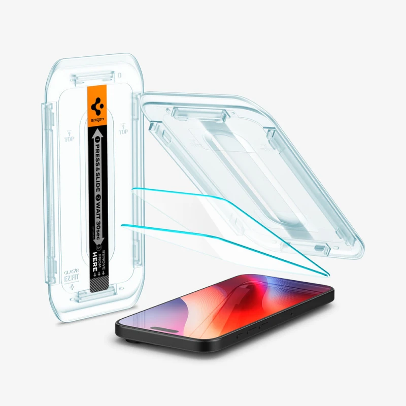 Image of Spigen GLAS.tR EZ Fit Clear screen protector Apple 2 pc(s)