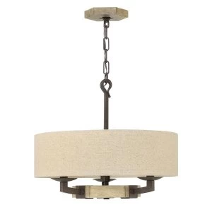 Image of 3 Light Ceiling Pendant Iron, E14