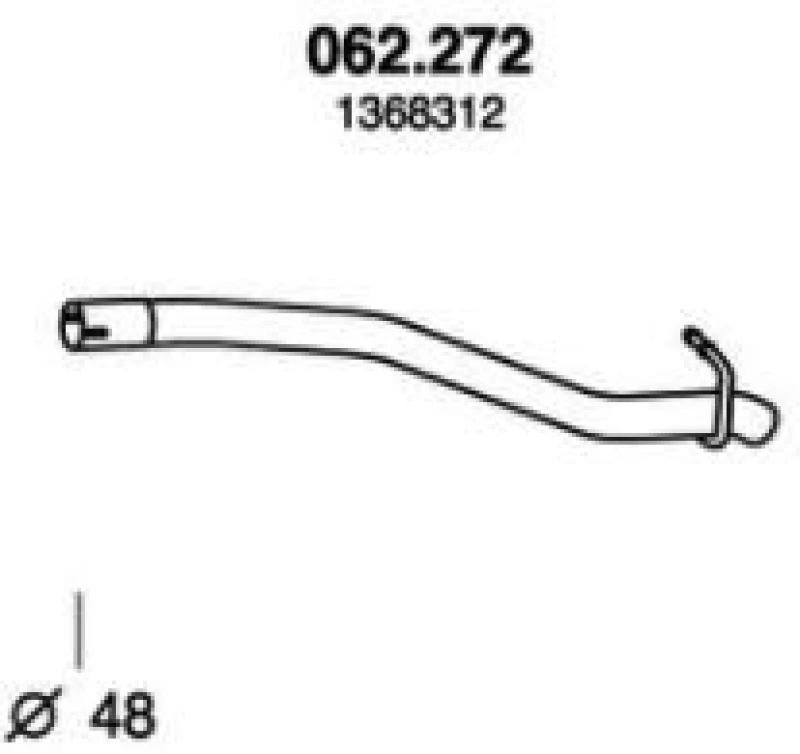 Image of PEDOL 062.272 Exhaust Pipe Exhaust Pipe (17)