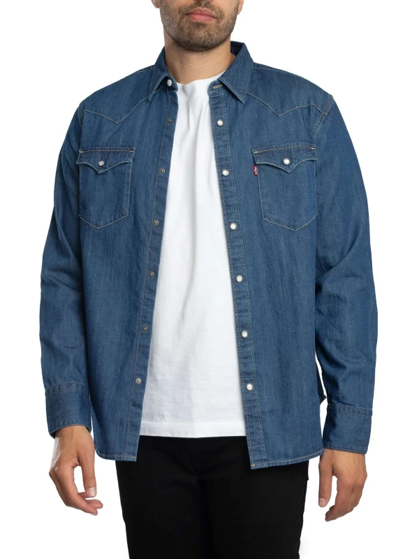 Image of Levis Barstow Western Shirt Lower Haight XL