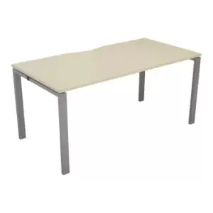 Image of Tc CB 1 Person Bench 1200 x 800 Cut Out Maple-Silver