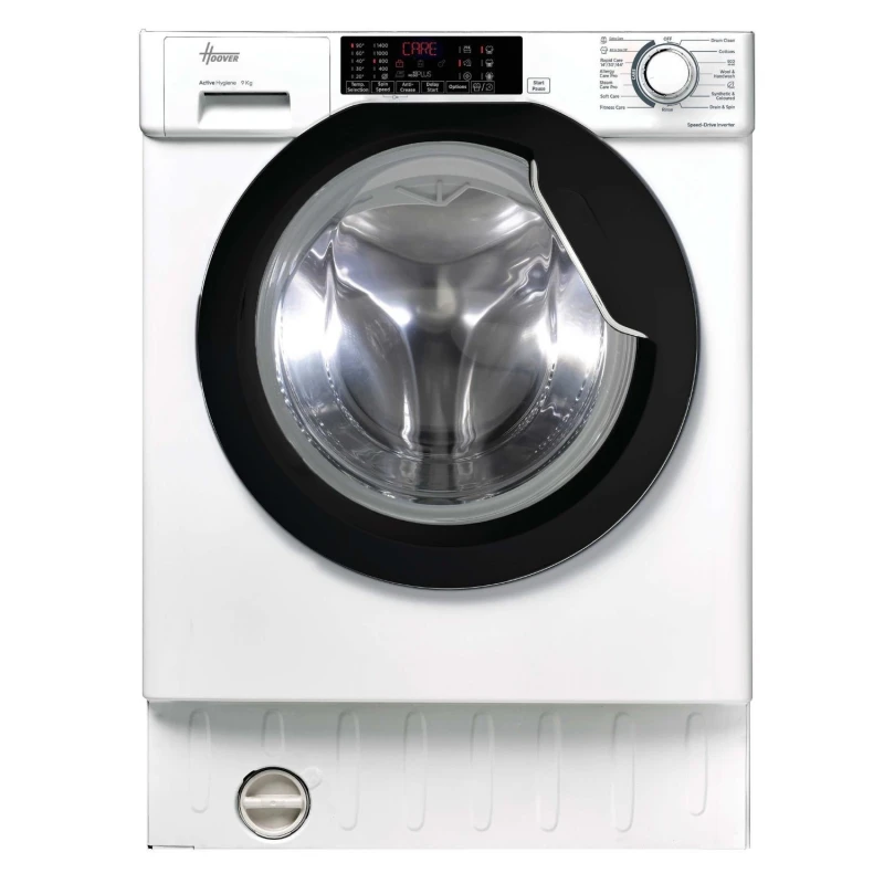 Image of Hoover H-WASH 300 PRO HBWS 494DMBW5-80 Integrated 9KG Washing Machine with 1400 rpm - White - A Rated