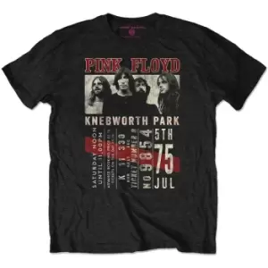 Image of Pink Floyd - Knebworth '75 Unisex XX-Large T-Shirt - Black