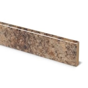 Image of 12mm Butterum etched Brown Laminate Upstand Square edge