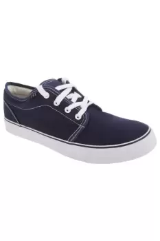 Image of 4 Eye Padded Canvas Deck Shoes