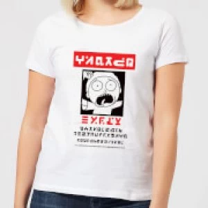 Image of Rick and Morty Wanted Morty Womens T-Shirt - White - M