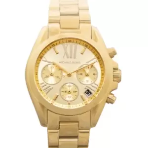 Image of Bradshaw Chronograph Champagne Dial Gold-tone Ladies Watch