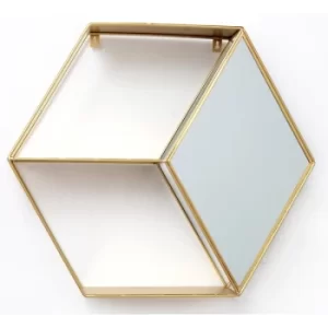 Image of Hexagon Golden Mirror Unit