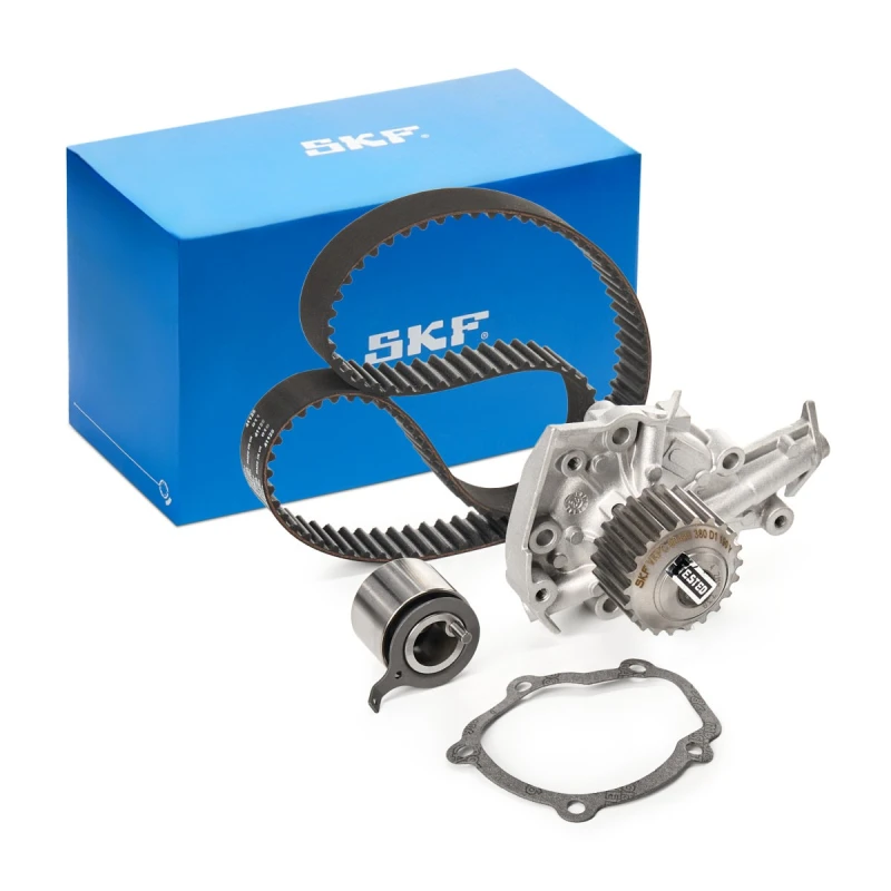 Image of SKF VKMC 90008 Water Pump + Timing Belt Kit with gaskets/seals, Number of Teeth: 109 Water Pump & Timing Belt Kit (3096)
