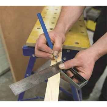 Image of Silverline 13 Piece Carpenters Pencils & Sharpener Set