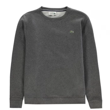 Image of Lacoste Fleece Sweatshirt - Dark Grey H88