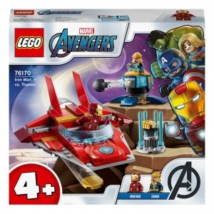 Image of LEGO Marvel Avengers Iron Man vs. Thanos Toddler Toy (76170)