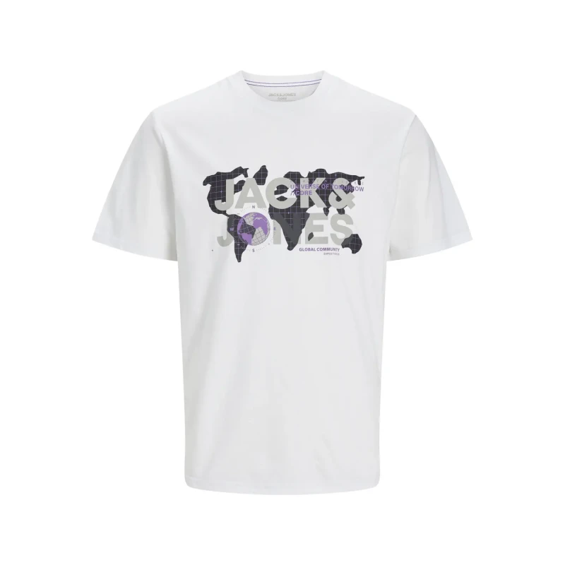 Image of jack & jones T-Shirt Jack & Jones Jcodust Blanc Male S