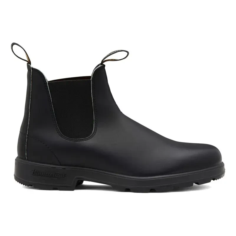 Image of Blundstone 510 Leather Unisex Slip On Boots - Black - Size:UK 8