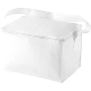 Image of Spectrum 6 Can Cooler Bag (20 x 15 x 12 cm) (White) - Bullet