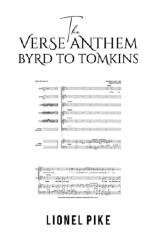Image of The Verse Anthem: Byrd To Tomkins Paperback / softback