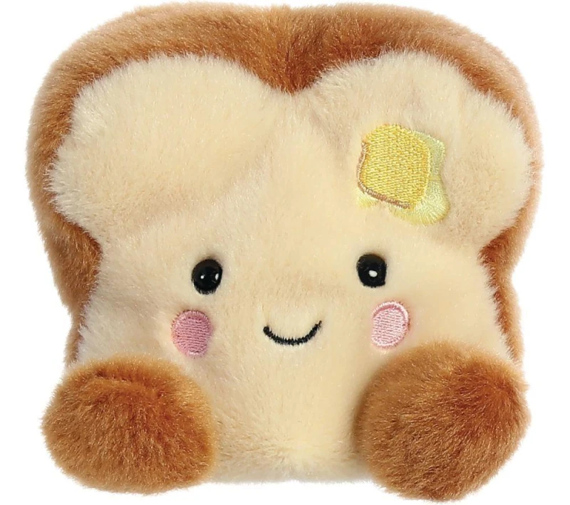 Image of PALM PALS Buttery Toast Soft Toy - Brown, Cream,Brown 5034566335745