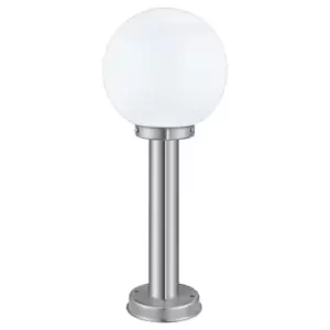Image of Nisia - 1 Light Outdoor Pedestal Stainless Steel, E27 - Eglo