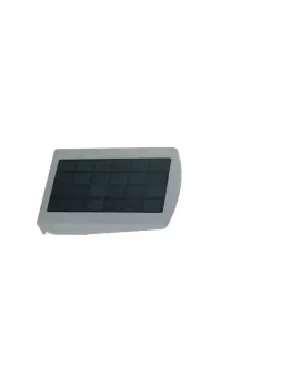 Image of Eos Outdoor Solar LED Wall Light 3 Functions, Silver, IP66, 4000K
