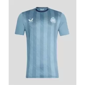Image of Castore Newcastle United Training T-Shirt 2023 2024 Adults - Blue