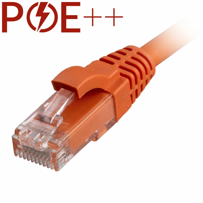 Image of Cablenet 2m Cat6 RJ45 Orange U/UTP LSOH 24AWG Snagless Booted Patch Le