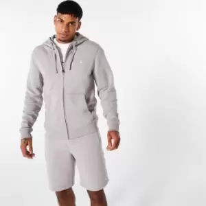 Image of Jack Wills Pinebrook Pheasant Logo Zip Hoodie - Grey