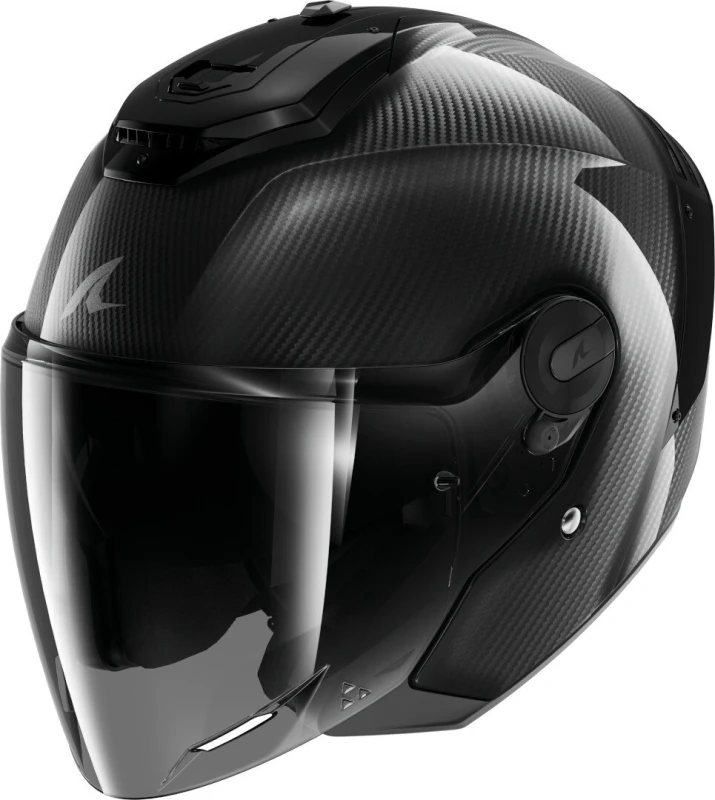 Image of Shark RS Jet Full Carbon Jet Helmet, black, Size M for Men