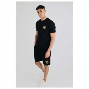 Image of Fresh Ego Kid Waffle Shorts - Black