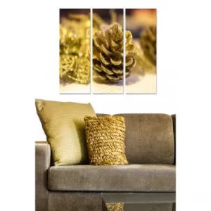 Image of MDF1104333 Multicolor Decorative MDF Painting (3 Pieces)