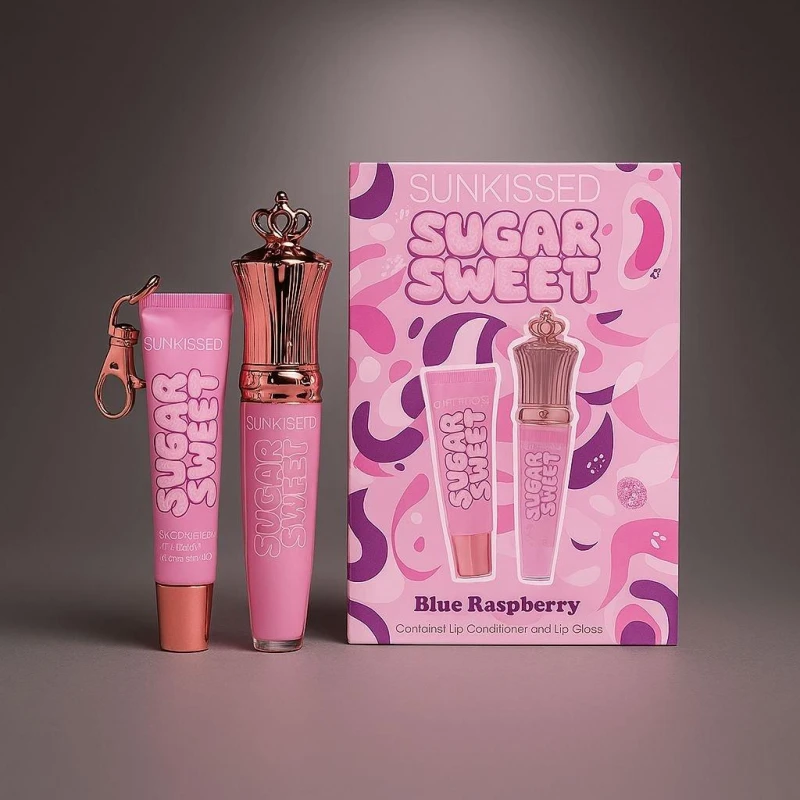 Image of Sunkissed Lipgoal Christmas Cosmetic Gifts For Her Blue Rasp female One Size