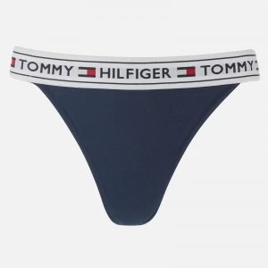 Image of Tommy Hilfiger Womens Nostalgia Bikini Panties - Navy Blazer - XS