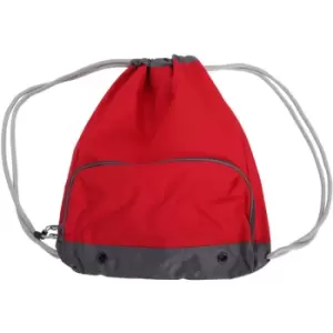 Image of Bagbase - Athleisure Water Resistant Drawstring Sports Gymsac Bag (One Size) (Classic Red)