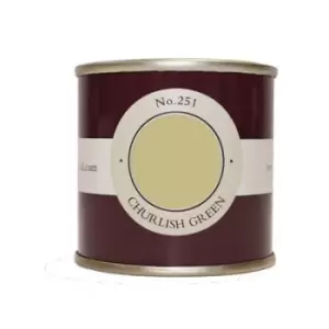 Image of Farrow & Ball Estate Churlish Green No. 251 Emulsion Paint, 100ml Tester Pot