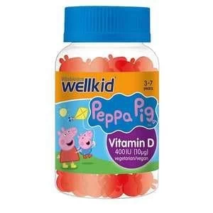 Image of Vitabiotics Wellkid Peppa Pig Vitamin D Vegan Jellies 30