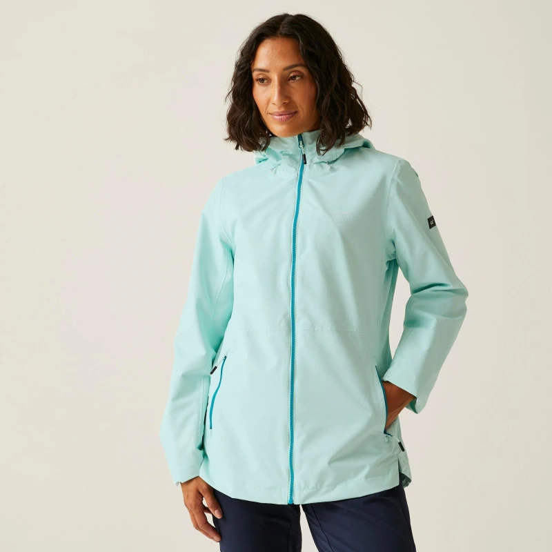 Image of Regatta Hamara Waterproof Jacket Womens - Blue Blue 14