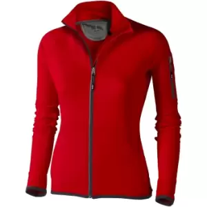 Image of Elevate Womens/Ladies Mani Power Fleece (L) (Red)
