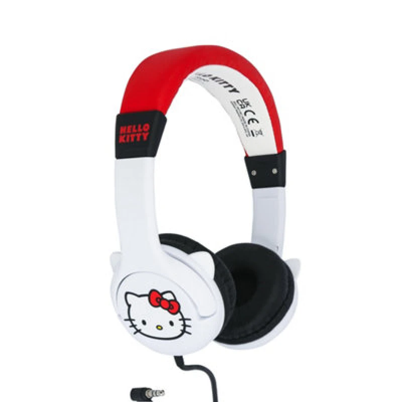 Image of Hello Kitty Moulded Ears Childrens Headphones