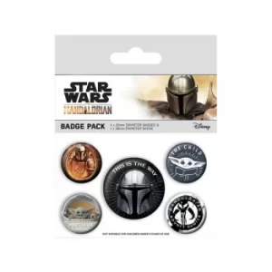 Image of Star Wars The Mandalorian This Is The Way Badge Pack