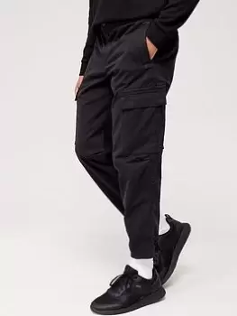 Image of BOSS Sisla Cargo Trousers - Black, Size 52=Uk36In, Inside Leg Regular, Men