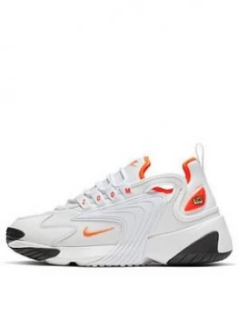 Image of Nike Zoom 2K - White/Orange, White/Orange, Size 3, Women