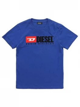 Image of Diesel Boys Short Sleeve Logo T-Shirt