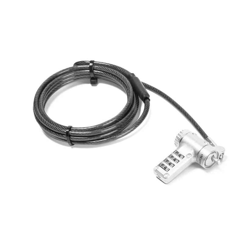 Image of Dicota DICOTA D32180 cable lock Black, Silver 2m D32180