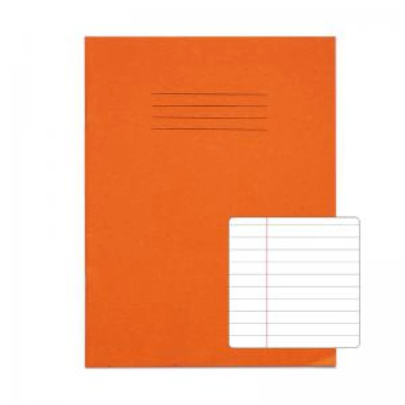 Image of RHINO 9 x 7 Exercise Book 80 Page, Orange, F8M (Pack of 100)