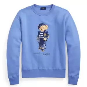Image of Polo Ralph Lauren Bear Crew Sweatshirt - Blue