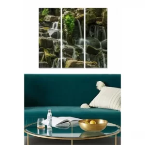 Image of MDF2767511 Multicolor Decorative MDF Painting (3 Pieces)