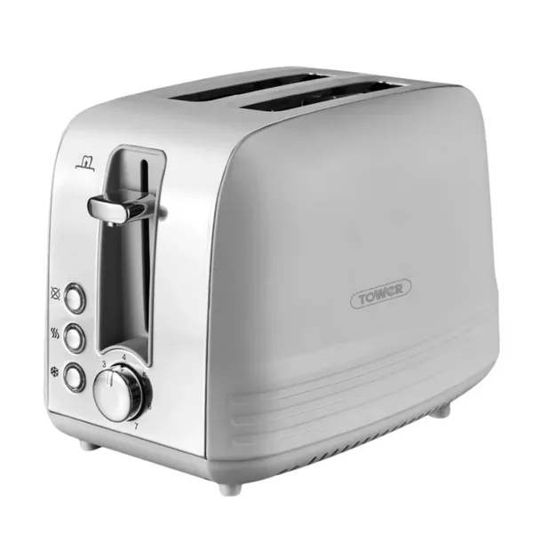 Image of Tower Ash T20080GRY 2 Slice Toaster