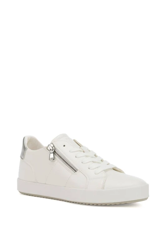 Image of Geox Womens D Blomiee A Sneakers in White Size: 4 White Female 4